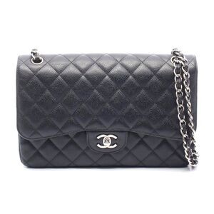 Chanel Caviar Skin Large Flap Shoulder Bag